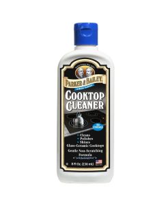 Parker Bailey Cooktop Cleaner NonScratch Formula for Glass and Ceramic Stovetops Removes Grease and Residue Restores Shine 8 oz