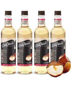 DaVinci Gourmet Classic Original Hazelnut Syrup - 25.4 Fl Oz (Pack of 4)