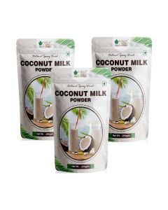 200gm Coconut milk powder natural spray dried great for tea coffee gravies sweet making pack of 3