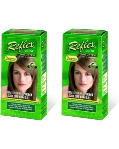 2 Pack Naturtint Reflex Non Permanent Colour Rinse 70 Hazelnut Blonde 90ml 2 PACK BUNDLE