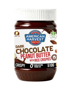Dark Chocolate Peanut Butter With Rice Crispies