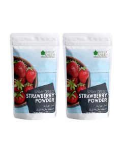 Strawberry Powder No Added Sugar, Artificial Color Best for Baking, Drinking, Juice Milkshake for kids Loving It 100gm pack of 2