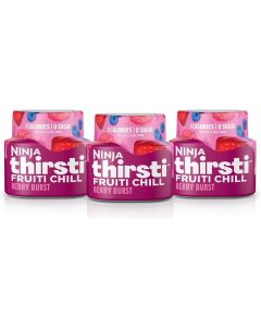 Ninja Thirsti Flavored Water Drops - FRUITI CHILL Berry Burst, Zero Calories & Sugar, Makes 17 Drinks, 3 Pack