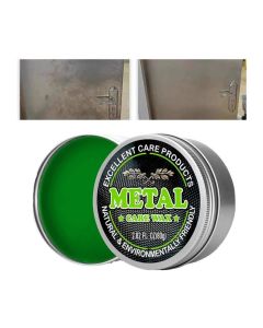 William Weir Metal Polishing Wax Cream, 80g Multifunctional Metal Cleaner and Rust Remover for Stainless Steel, Pots, Utensils