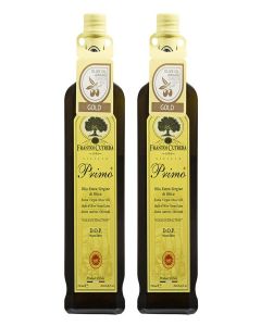 Frantoi Cutrera Primo Cold Extracted Italian Extra Virgin Olive Oil Cold Pressed, Polyphenol Rich Olive Oil, Authentic Certified DOP Sicilian EVOO Imported From Italy, 25.4 fl oz (Pack of 2)