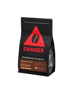 Danger Coffee by Dave Asprey Remineralized Mold Free Lab Tested Ground Coffee Medium Roast 109 Ounce