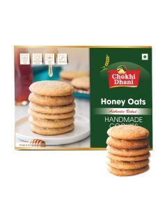 Honey Oats Cookies 175g - Crispy Oat Biscuits with Honey & Coconut - Healthy Home/Office Snack