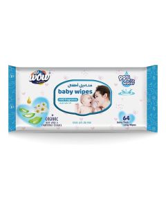 Baby Wet Wipes Mild Fragrance Extra Thick 64Sheets