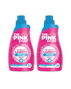 Stardrops The Pink Stuff The Miracle Laundry Sensitive Non Bio Liquid 32oz Pack of 2