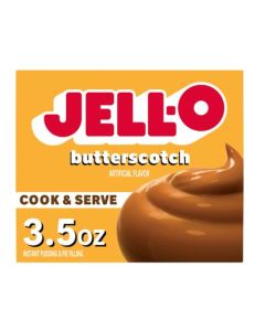 JellO Cook Serve Butterscotch Pudding Pie Filling Mix 35 oz Box