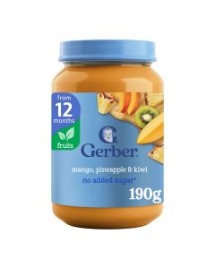 Baby Food Tropical Fruits Puree Jar 12 Months