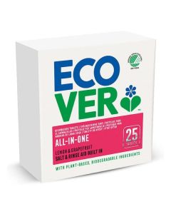 All In One Dishwasher Tablets-25 Lemon & Grapefruit 500G