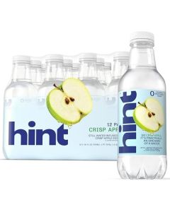 Hint FruitInfused Bottled Water Crisp Apple Sugar Free Flavored Water with Zero Calories Naturally Flavored and No Artificial Sweeteners 16 Fl Oz Pack of 12