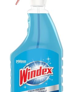 Windex Glass Cleaner Spray, Original Scent, Streak-Free Shine, 750ml
