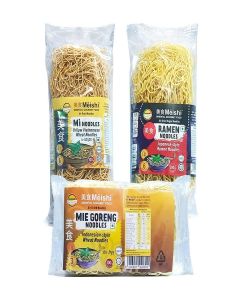 Meishi Oriental Noodles Combo Pack / Mi Vietnamese Noodle / Mie Goreng Indonesian Noodle And Meishi Ra-Men Japanese Noodles