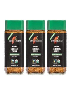 Mount Hagen: Organic Cafe Decaffeinated Freeze Dried Instant Coffee (3 X 3.53 Oz) (Pack of 3)