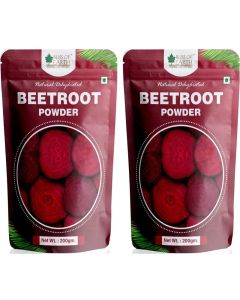 Bliss of Earth Beetroot Powder 200GM (Pack of 2) / Organic Beet Root Powder / Natural Nitric Oxide Booster / Energy, Stamina & Circulation Support / Superfood for Smoothies, Pre-Workout, Detox, Heart Health / Vegan, Non-GMO
