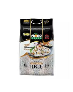 Promo Foods Long Grain Pure Super Basmati Rice- 5kg