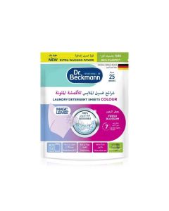 Dr Beckmann Laundry Detergent Sheets Magic Leaves With Fresh Blossom Scent- 25 Sheets