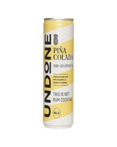UNDONE No. 11 Piña Colada 4 Pack / 250ml / Premium Non-Alcoholic Canned Cocktail / Ready-to-Drink Tropical Mocktail / Made in Germany