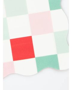Multi Check Large Napkins