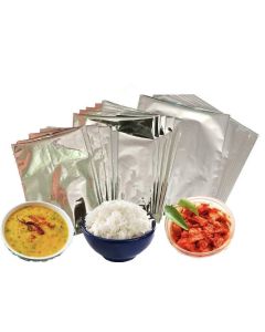 CLassiC Eco Friendly Bags 200 Pcs Hot And Fresh 8X10 In Aluminium Silver Foil Plastic Pouches Zip Bags For Multipurpose For Tea Food Packaging Metalized HotDry Food Parcel Bags Pack Of 200 8X10