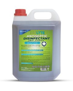 ECOLYTE+ Antiseptic Disinfectant, Premium Liquid for Effective Germ Protection Antibacterial & Personal Hygiene, Versatile & Effective, Used in Bathing, Laundry, All purpose Cleaner (5 Liter)