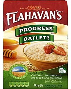 Flahavan's Irish Progress Oatlets/Oatmeal/Porridge, 1kg bag