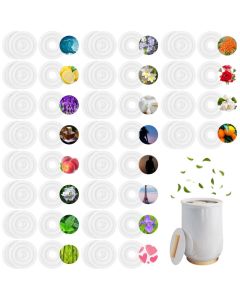 Demissle 60 Pcs 20 Flavors Replacement Fragrance Discs for Towel Warmer Bucket Fragrance Scented Pads Towel Warmer Scent Disc Aroma Tablets for Scent Warmers Bucket