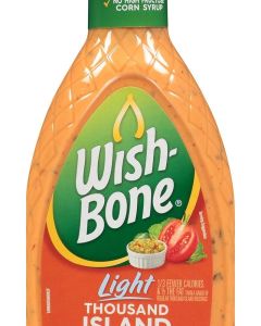 Wish-Bone Light Thousand Island Salad Dressing, 15 Ounce Bottle