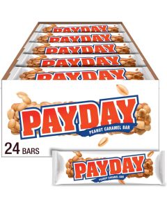 PAYDAY Peanut Caramel Candy Bar - Pack of 24