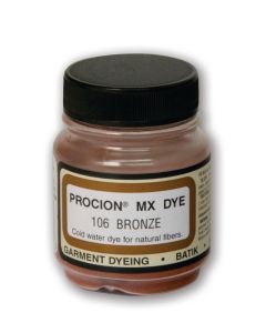 Jacquard Procion MX Tie Dye Powder Bronze 23 Ounce Jar for Fabric and Clothing Permanent and Washfast