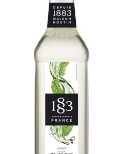 1883 Maison Routin Mojito Mint Syrup - 1 Liter Clear Beverage Syrup