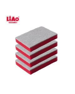 LIAO H130026 Sponge Scouring Pad 8×11×2.5 cm for Kitchen Cleaning & Dishwashing