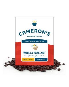 Roasted Whole Bean Coffee, Flavored, Vanilla Hazelnut, 4 Pound