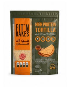 FIT 'N Bakes High Protein Tortilla 360g Bread (High Protein)