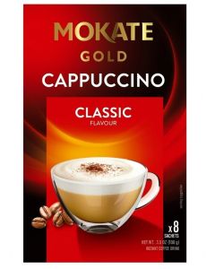 Gold Cappuccino Classic Flavour Instant Coffee 12.5g x 8 Sachets 100g