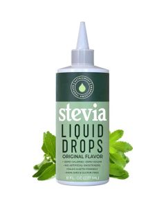 Stevia Liquid Drops 8 Fl oz 1823 Servings Pure Concentrated Drops with Zero Calories Zero Carbs Delicious Sugar Substitute Great for Keto Paleo Diets by Natrisweet