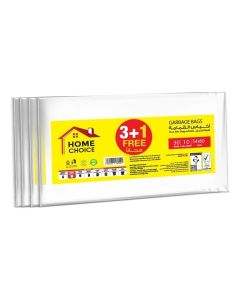 10 Gallons, Pack of 120-Pieces, Size 54*60 cm (30 Trash Bags X 4 Packs), Bio-degradable Garbage Bags Flats, Bin Liners