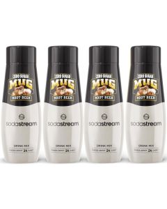SodaStream Mug Root Beer Zero Sugar Drink Mix - 440ml, Pack of 4