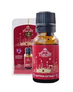 Saffron Extract Liquid 15ml – Cold Extracted 3.5gr Pure Saffron Concentrate for Cooking & Beverages, Relieves Stress & Supports Mood.
