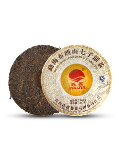 Shu Puer Bu Lang Mountain 2010 – Aged Ripe Puer Tea Cake, 357g from Yunnan