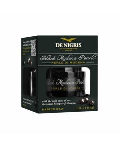 De Nigris Excellence Line Black Pearls 169 Oz 50gr with Balsamic Vinegar From Modena Italy With Incredible Flavors