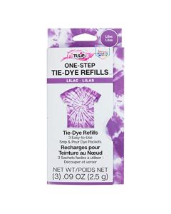 Tulip OneStep TieDye Kit 3 Fabric Dye Refill Packs Packs Lilac