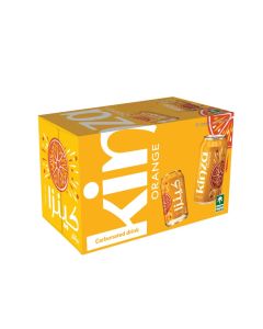 Orange Soft Drink Cans