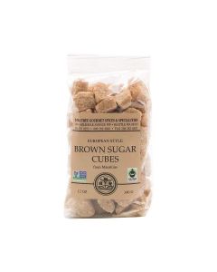 Pure Brown Sugar Cubes , All-Natural Gourmet Sweetener for Coffee, Tea, and Baking , 12 Oz Bag (Pack of 1)