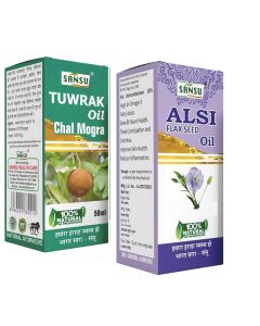 Sansu Tuwrak ka Tel Natural Ayurvedic 50ml With Alsi oil Natural Ayurvedic Flexseed oil 2000ml Combo Pack