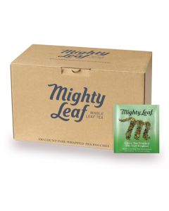 Mighty Leaf Green Tea Tropical 100 Count Whole Leaf Green Tea Bags Pyramid Sachets with Pineapple Tropical Fruit Floral Flavors AntioxidantRich Lightly Caffeinated
