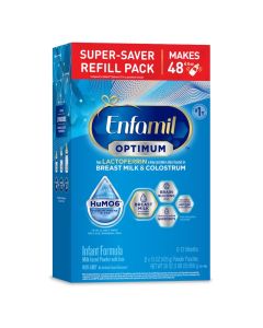Enfamil Optimum Baby Formula Our Closest Formula to Breast Milk ImmuneSupporting Lactoferrin also found in Breast Milk BrainBuilding DHA 30 Oz