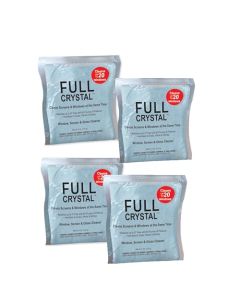 Full Crystal Refill Kit 1 lb Crystal Powder Exterior Window Cleaner for Glass and Screens Equivalent to 4 oz Bags Making Up to 640 fl oz Each Cleans Up to 80 Windows